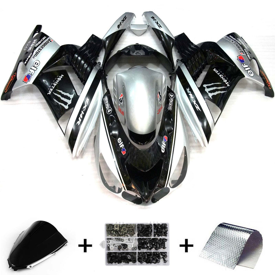 2006-2011 カワサキ ZX14R フェアリングキット ボディワーク プラスチック ABS