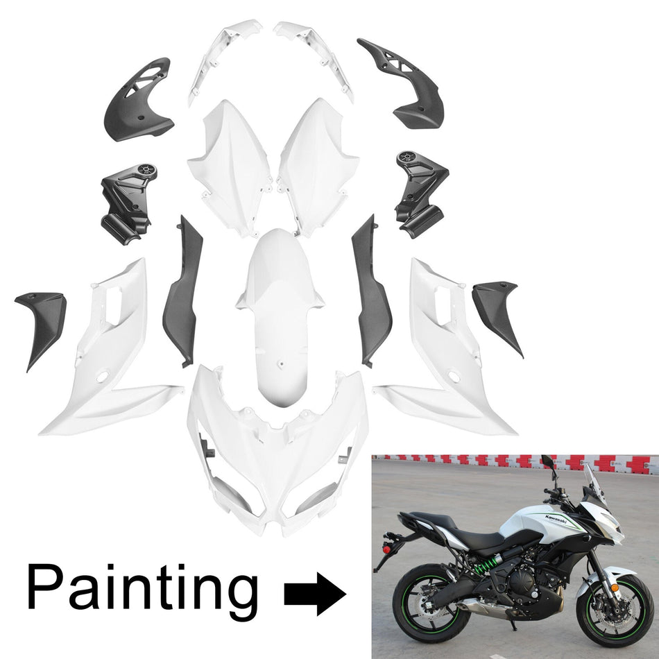 2015-2021 カワサキ ヴェルシス 650 アモトパーツ インジェクションフェアリングキット ボディワーク プラスチック ABS #107