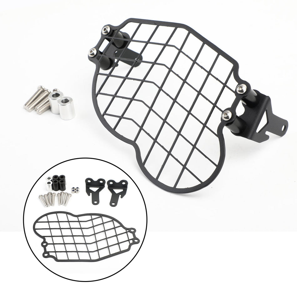 ステンレススチール製ヘッドライトプロテクターグリルガード BMW G650GS Sertao 2011-2017 汎用