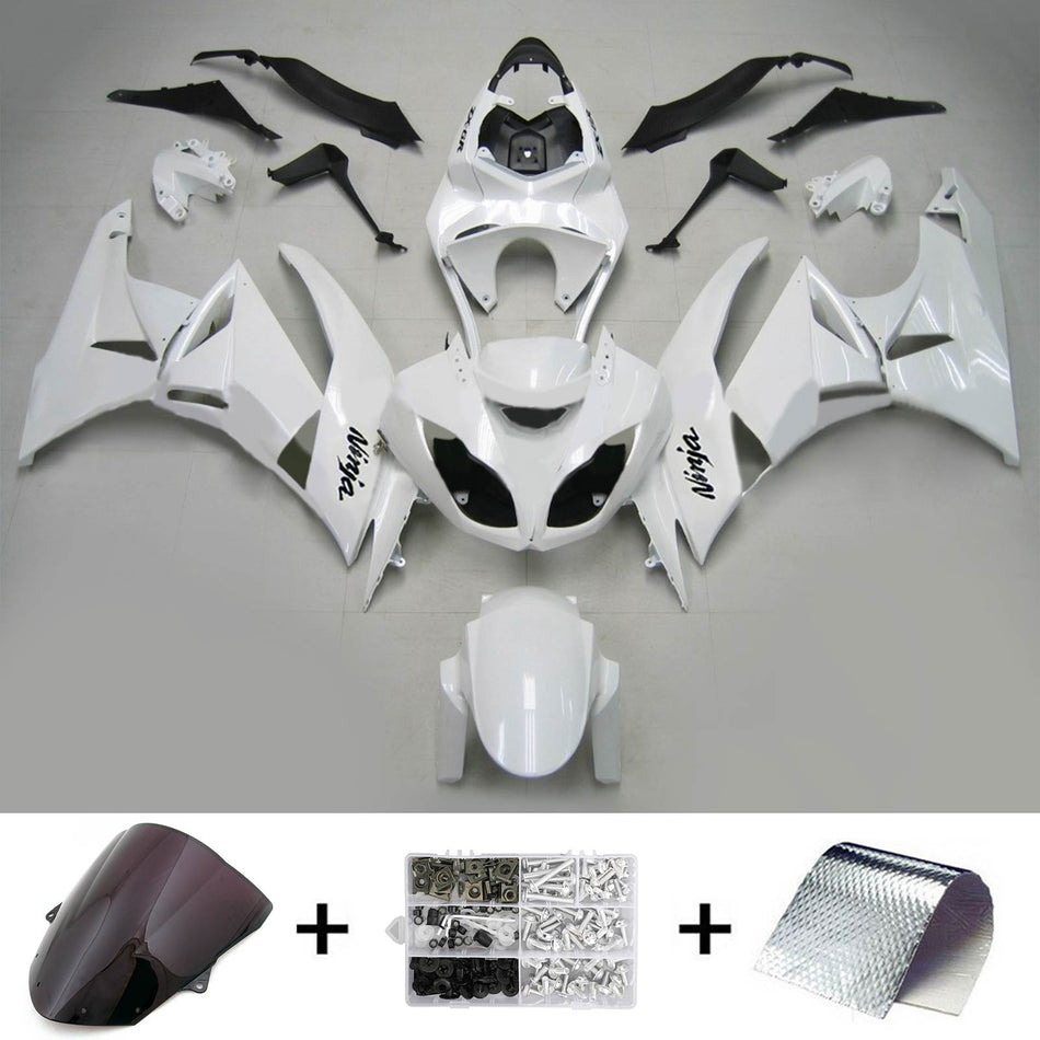 2009-2012 カワサキ ZX6R 636 Amotopart インジェクションフェアリングキット ボディワーク プラスチック ABS #118