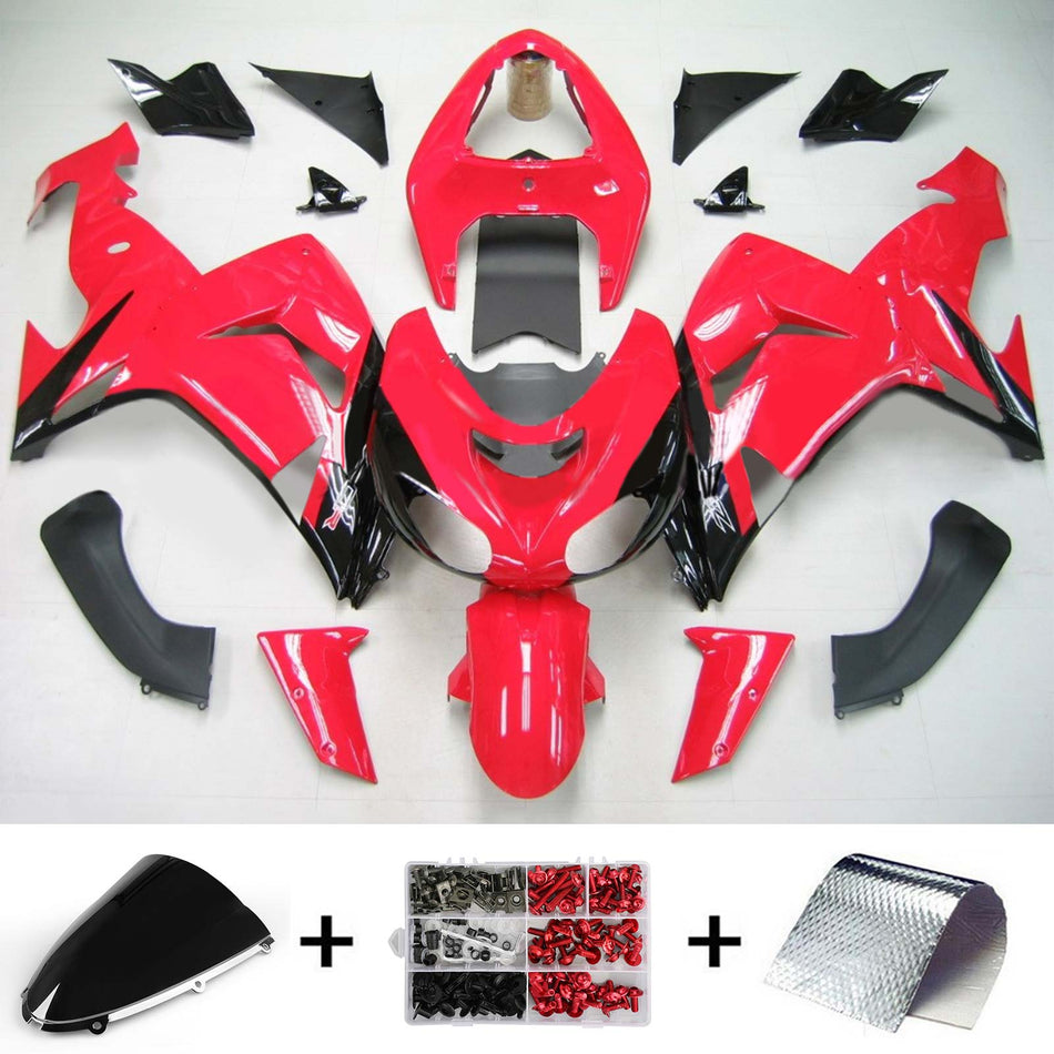 2006-2007 カワサキ ZX10R Amotopart インジェクションフェアリングキット ボディワーク プラスチック ABS #121