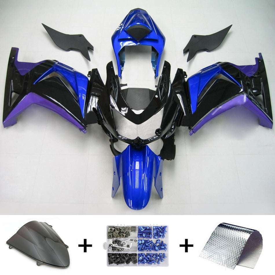 2008-2012 Kawasaki EX250/Ninja250 インジェクションフェアリングキット ボディワーク プラスチック ABS
