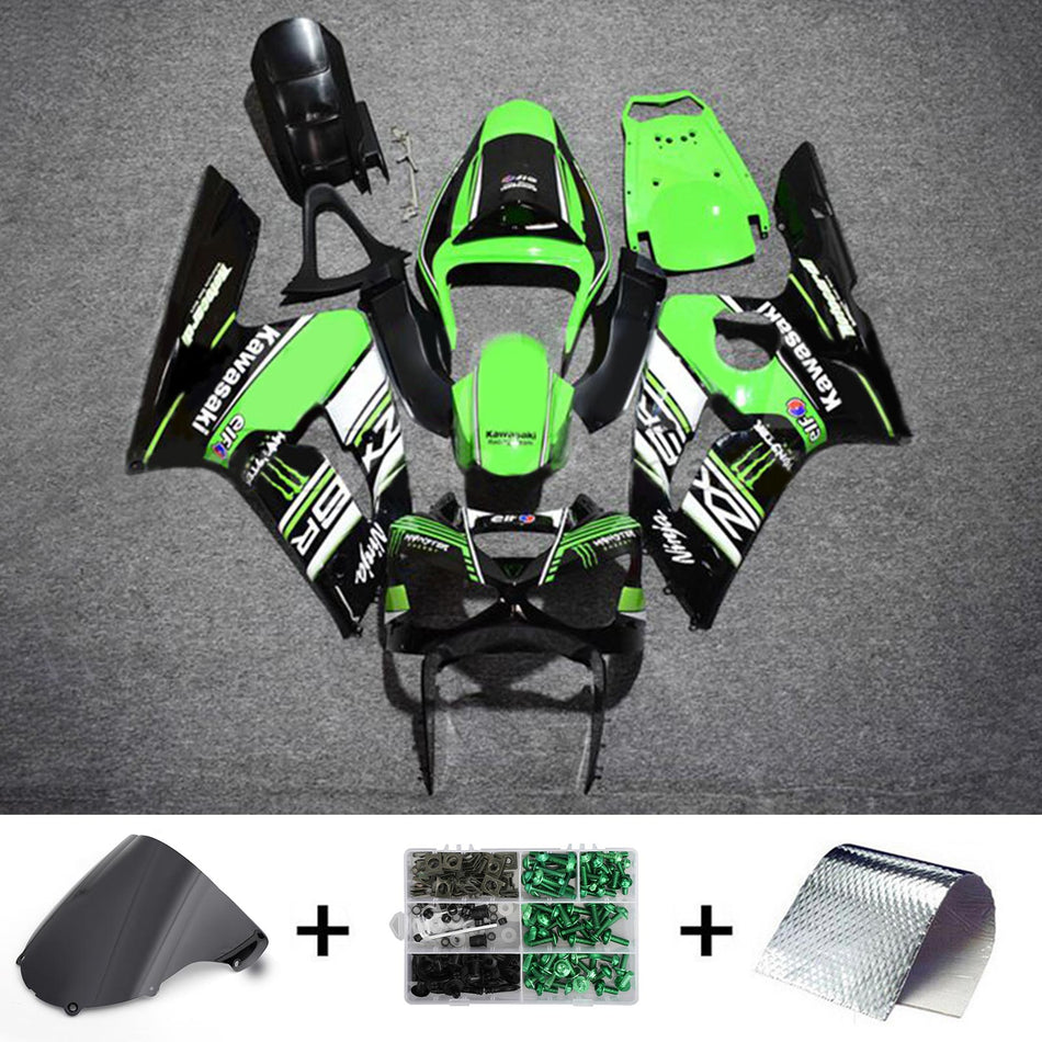 2003-2004 カワサキ ZX6R 636 インジェクションフェアリングキット ボディワーク プラスチック ABS#121