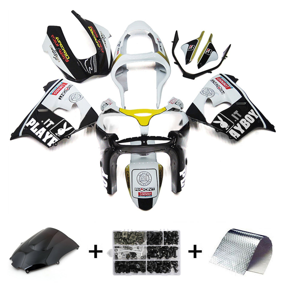 2002-2003 カワサキ ZX9R インジェクションフェアリングキット ボディワーク プラスチック ABS #131