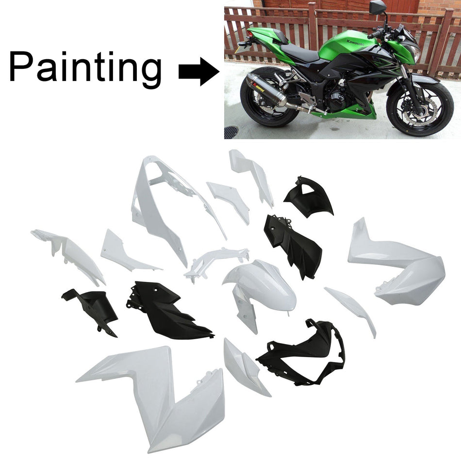 2015-2016 カワサキ Z250 Z300 Amotopart インジェクションフェアリングキット ボディワーク プラスチック ABS #103