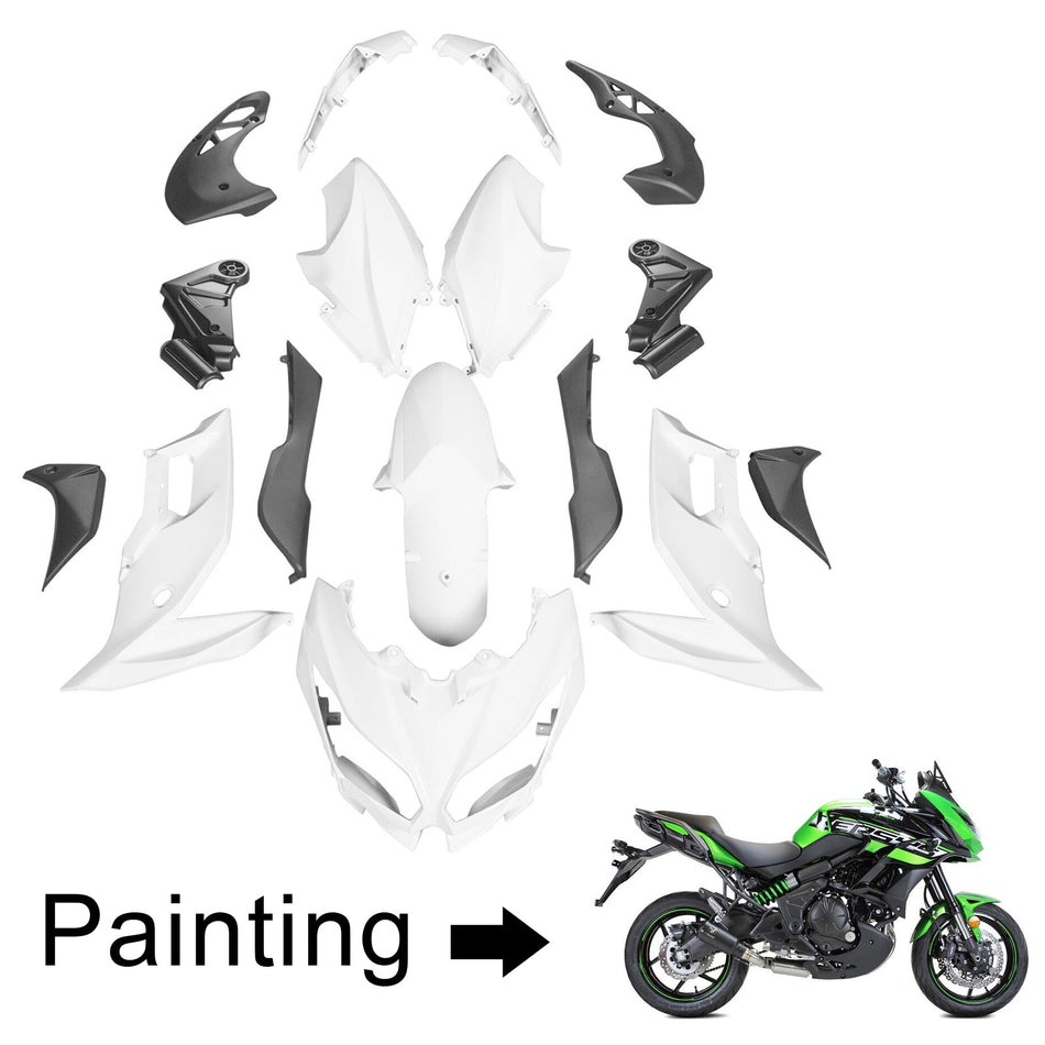 2015-2021 カワサキ ヴェルシス 650 アモトパーツ インジェクションフェアリングキット ボディワーク プラスチック ABS #105