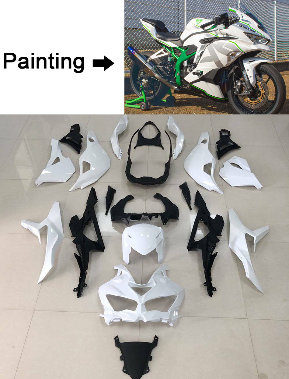 2020-2021 カワサキ Ninja ZX-25R Amotopart インジェクションフェアリングキット ボディワーク ABS #107