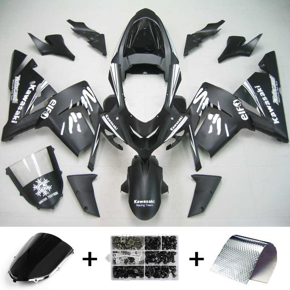 2004-2005 カワサキ ZX10R Amotopart インジェクションフェアリングキット ボディワーク プラスチック ABS #114