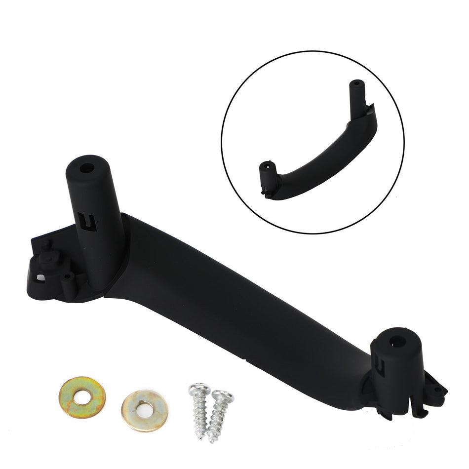 Areyourshop 左ドア 内装 インナーハンドル プルトリム ブラック BMW F25 F26 X3 X4 11-17用
