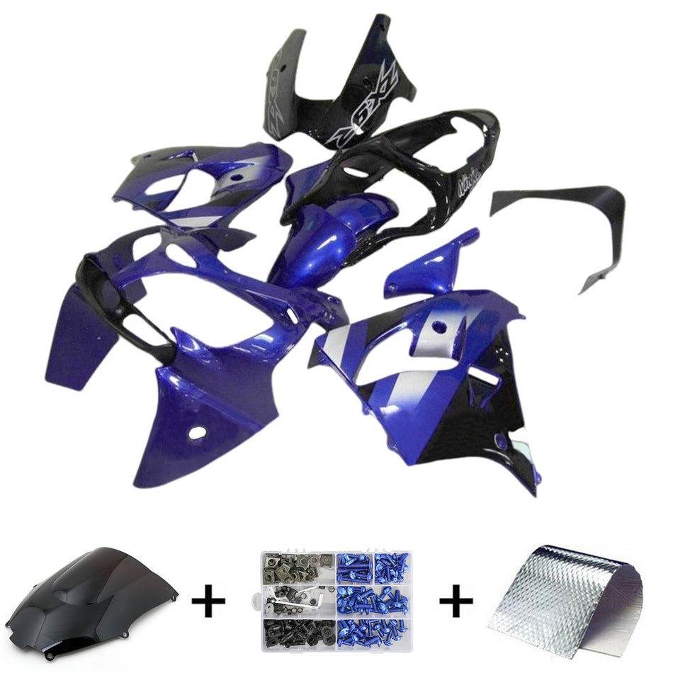 2000-2001 カワサキ ZX9R インジェクションフェアリングキット ボディワーク プラスチック ABS