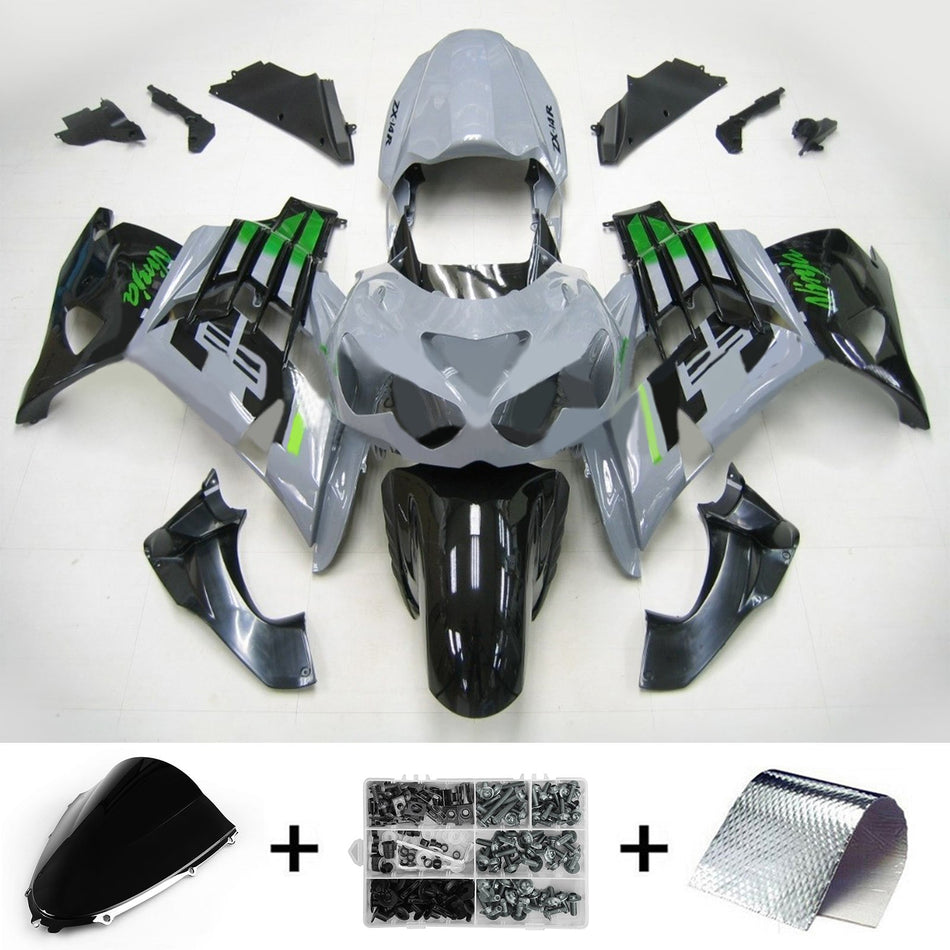 2012-2021 カワサキ ZX14R Amotopart インジェクションフェアリングキット ボディワーク プラスチック ABS #108