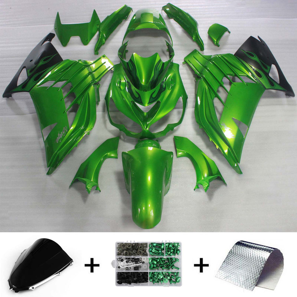 2006-2011 カワサキ ZX14R フェアリングキット ボディワーク プラスチック ABS