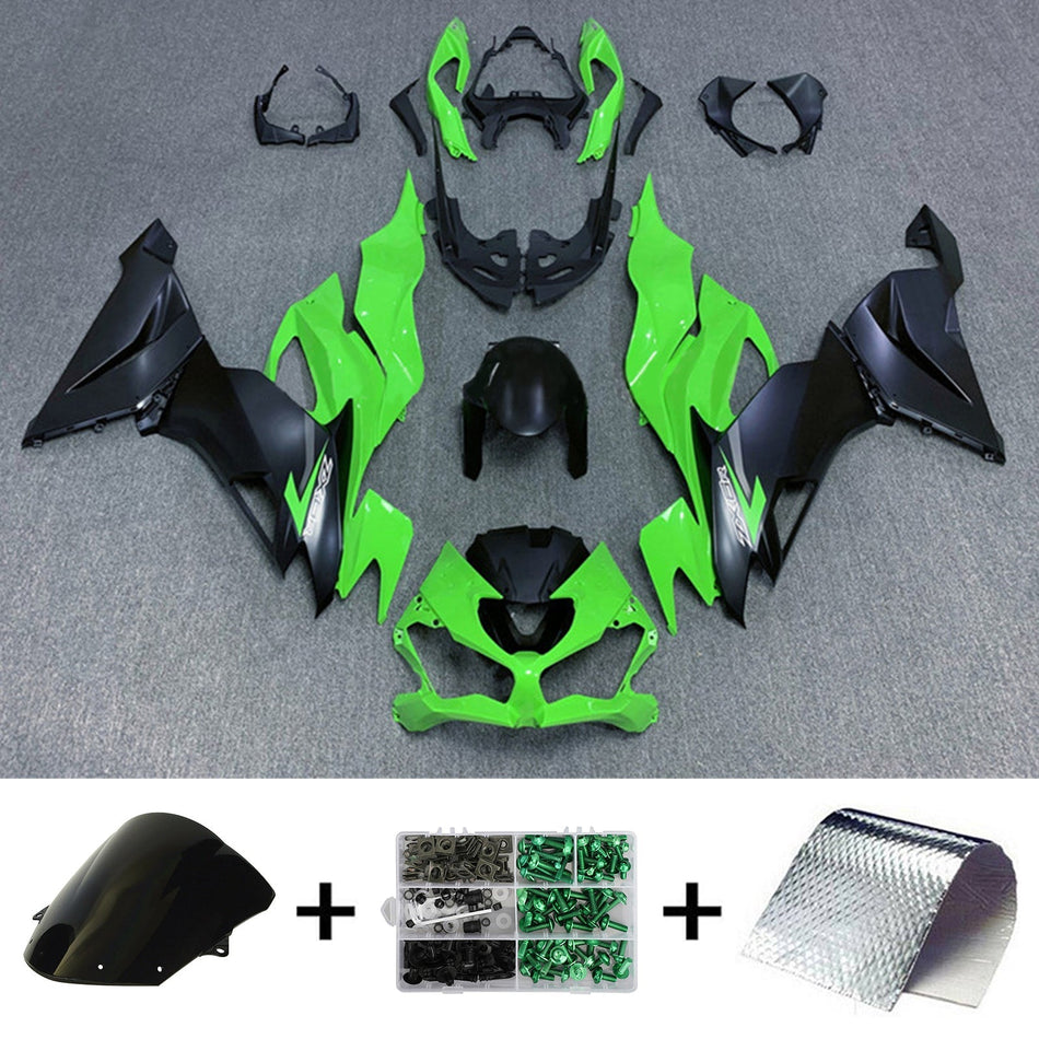 2019-2022 カワサキ ZX6R Amotopart インジェクションフェアリングキット ボディワーク プラスチック ABS #108