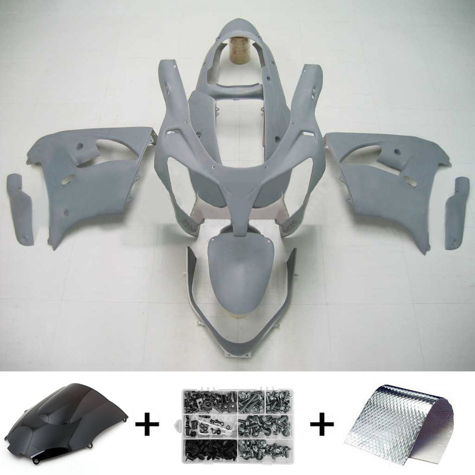 2000-2001 カワサキ ZX9R Amotopart インジェクションフェアリングキット ボディワーク プラスチック ABS #120
