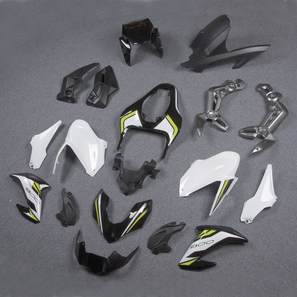 2017-2019 カワサキ Z900 ホワイト インジェクション プラスチック ABS ボディワーク ジェネリック