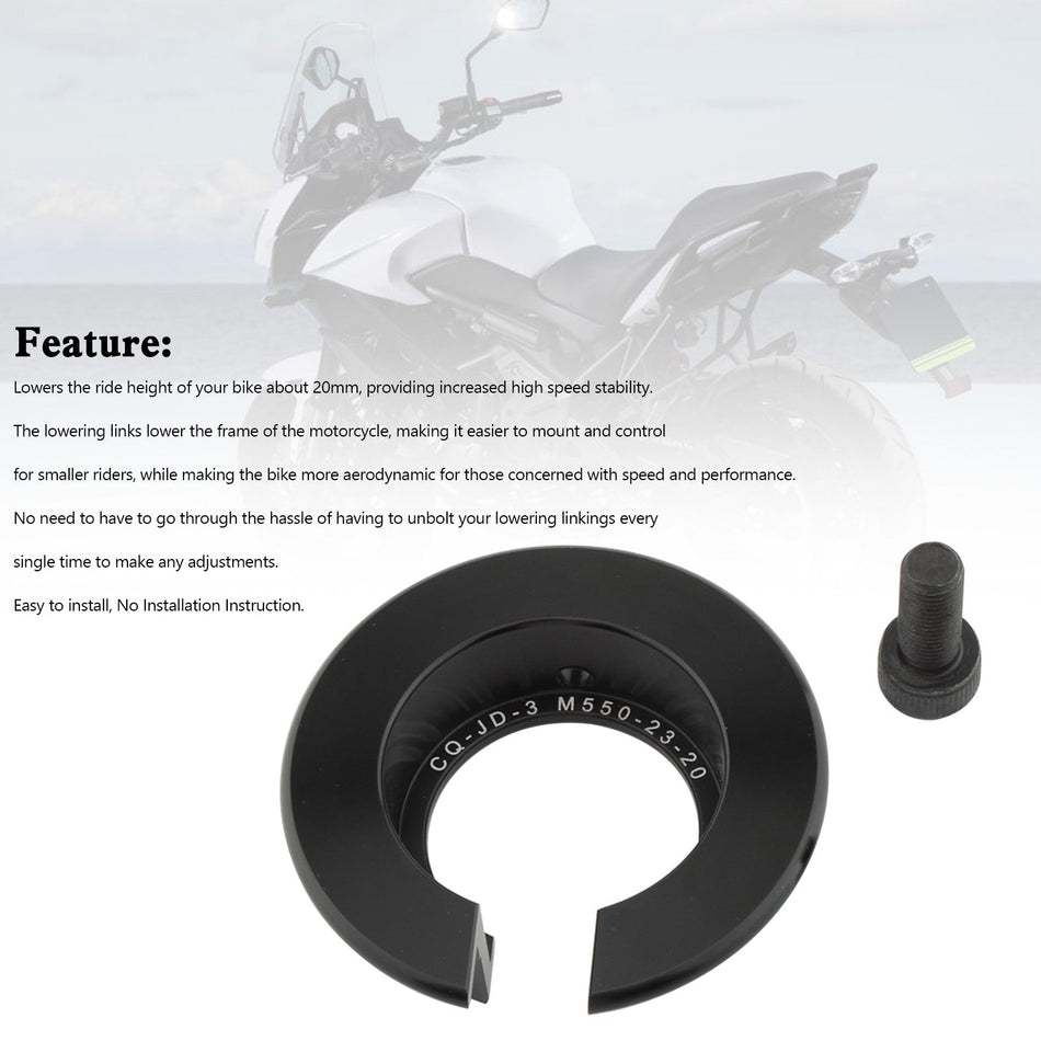 カワサキ VERSYS 650 2015-2023用調整可能下降リンクキット