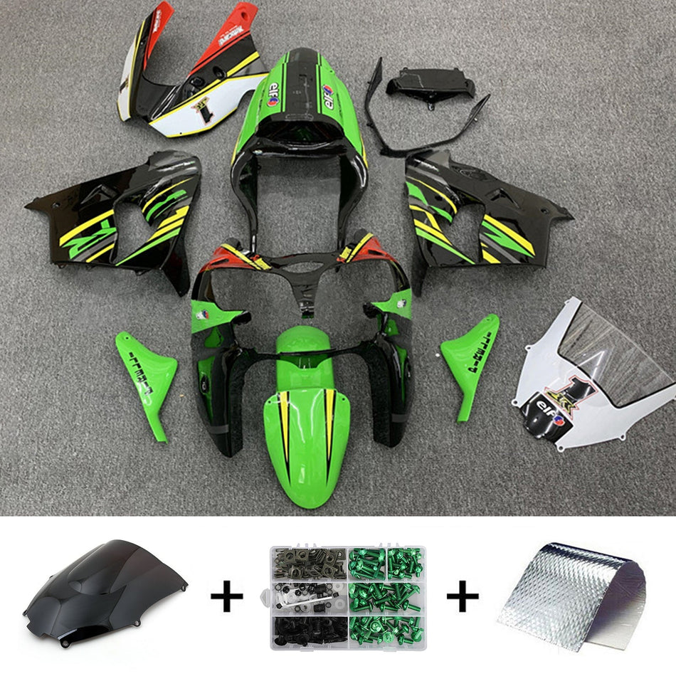 2002-2003 カワサキ ZX9R インジェクションフェアリングキット ボディワーク プラスチック ABS #130
