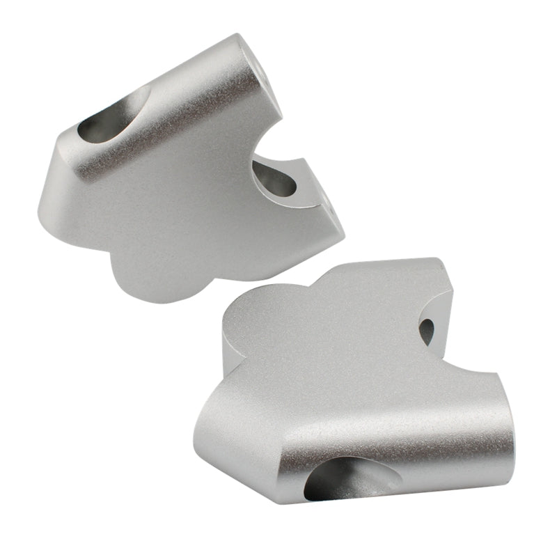 シルバー ハンドルバーマウント ライザー クランプ BMW S1000XR S 1000 XR 2020 2021に適合