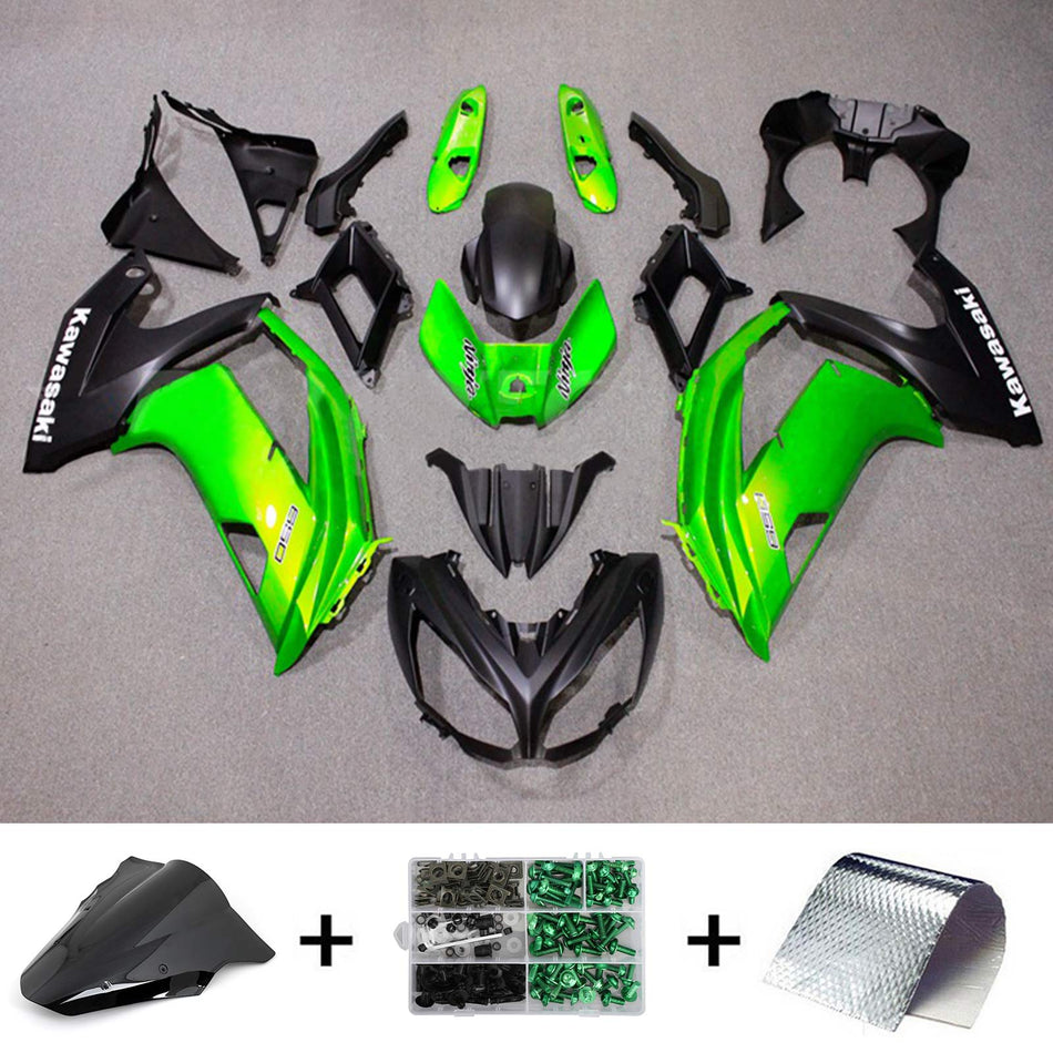 2012-2016 カワサキ ER6F Ninja650 Amotopart インジェクションフェアリングキット ボディワーク プラスチック ABS #117