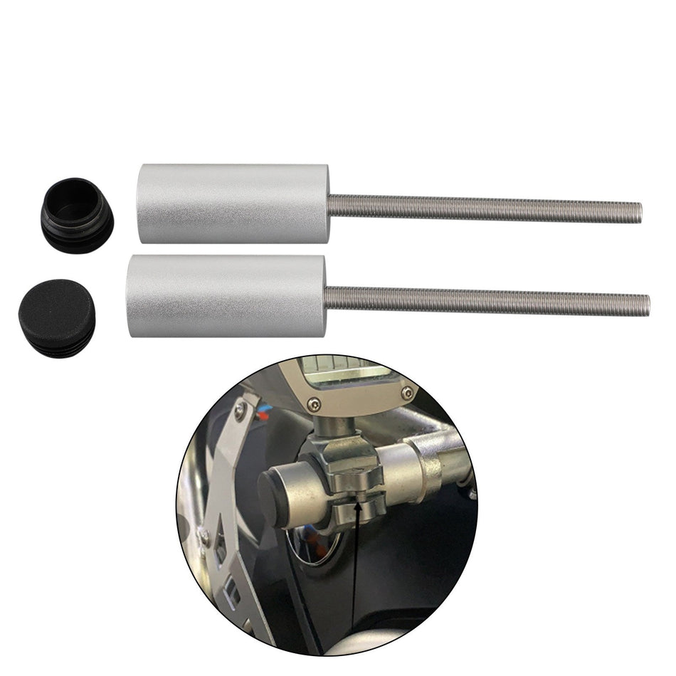 Areyourshop ペア補助ライト延長ロッド BMW R1200GSA 14-2018 R1250GSA 18-2021に適合