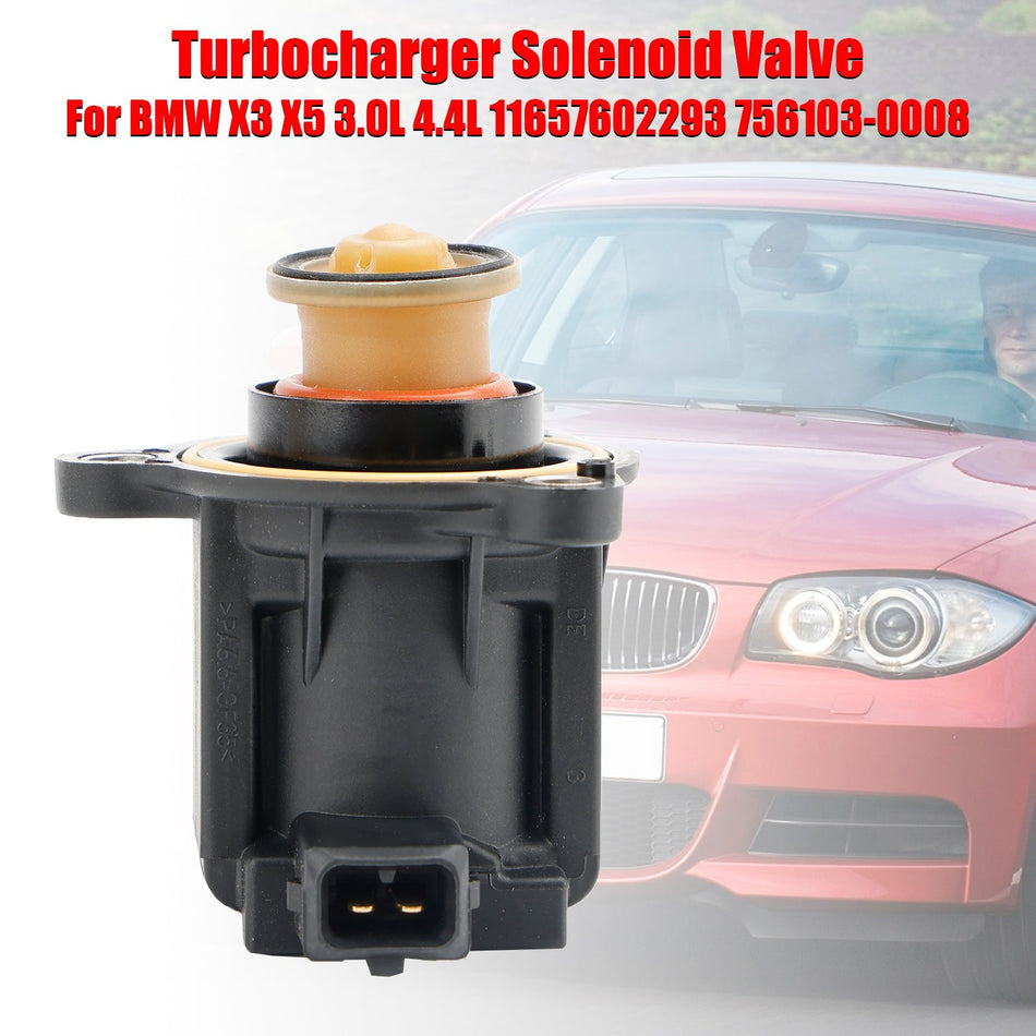 BMW X3 X5 3.0L 4.4L 11657602293 756103-0008 ターボチャージャー ソレノイド バルブ