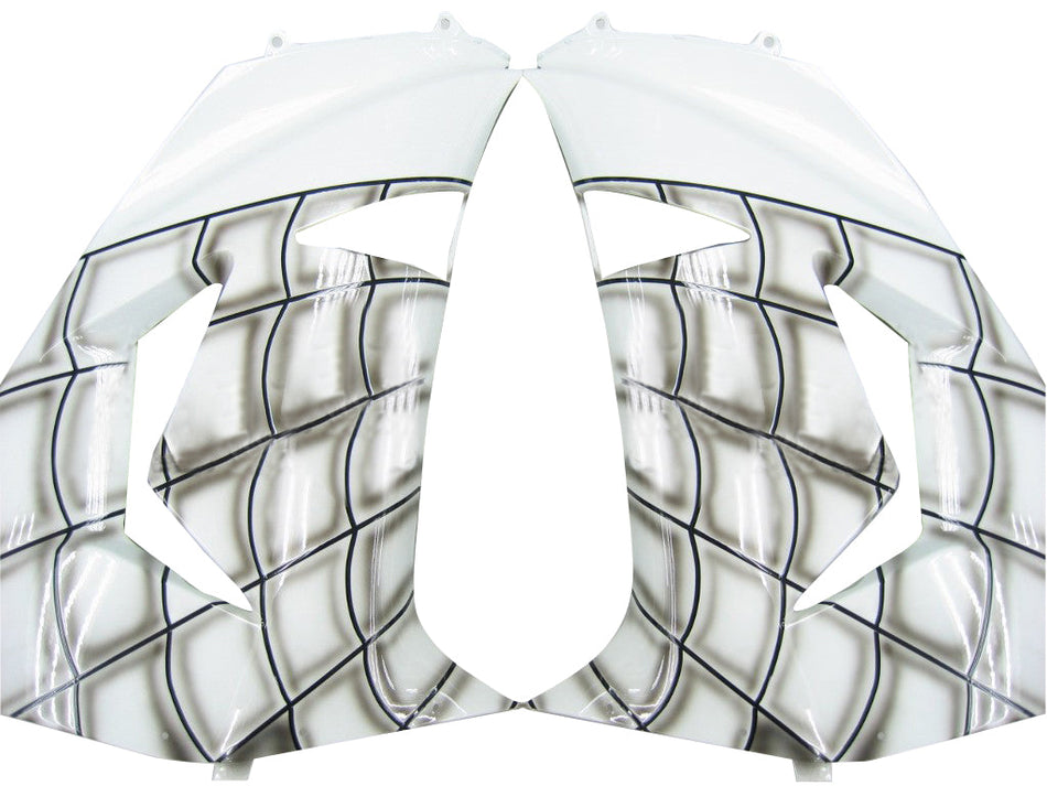 2006-2007 カワサキ ZX 10R ホワイト スパイダーマン レーシング フェアリング ジェネリック