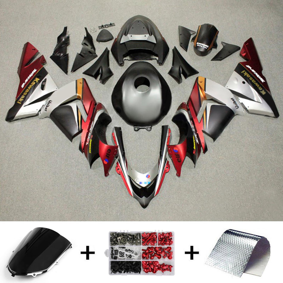 2004-2005 カワサキ ZX10R フェアリングキット ボディワーク プラスチック ABS