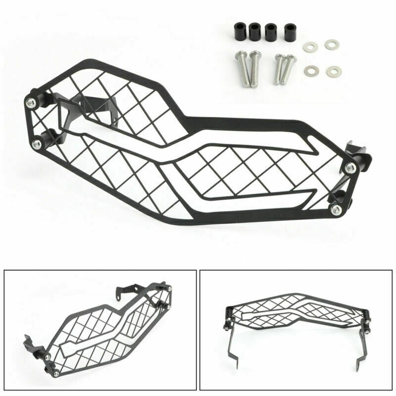 BMW F750GS F850GS 2018 2019のヘッドライトガードプロテクターブラックグリルカバー