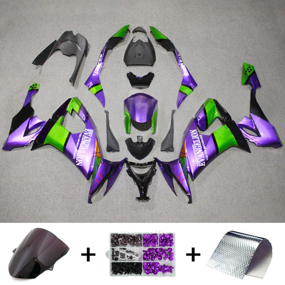 2008-2010 カワサキ ZX10R インジェクションフェアリングキット ボディワーク プラスチック ABS#124