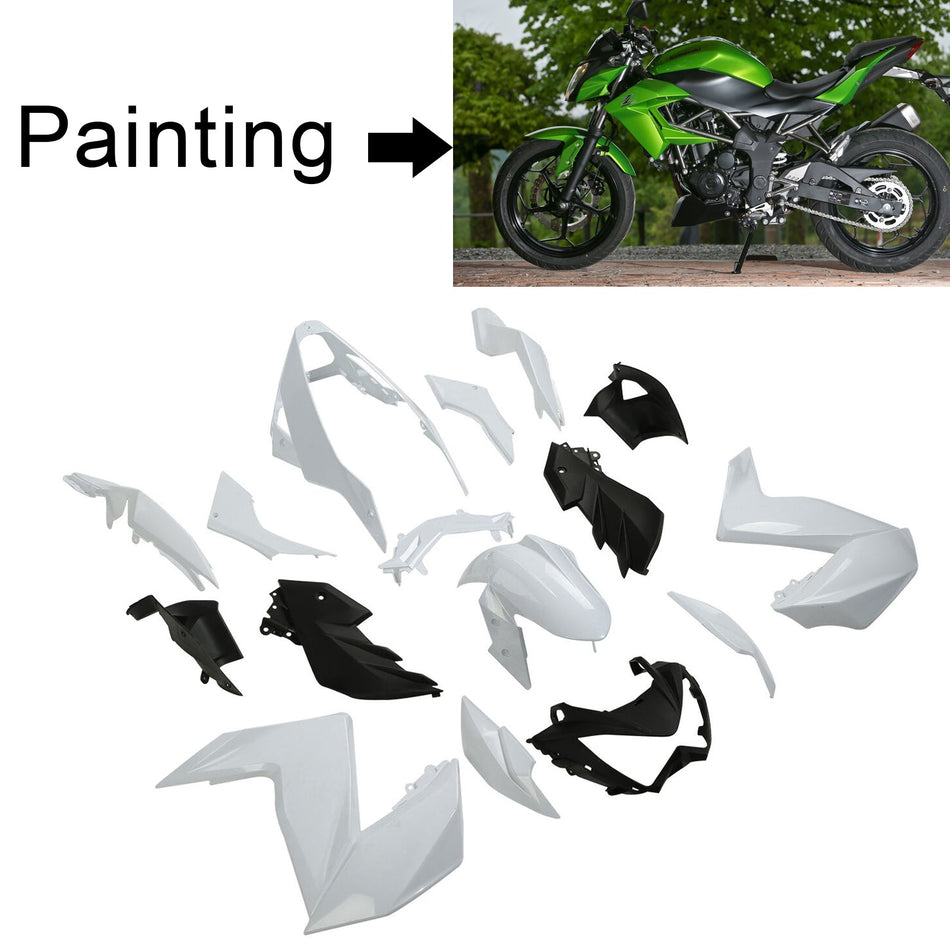 2015-2016 カワサキ Z250 Z300 Amotopart インジェクションフェアリングキット ボディワーク プラスチック ABS #105