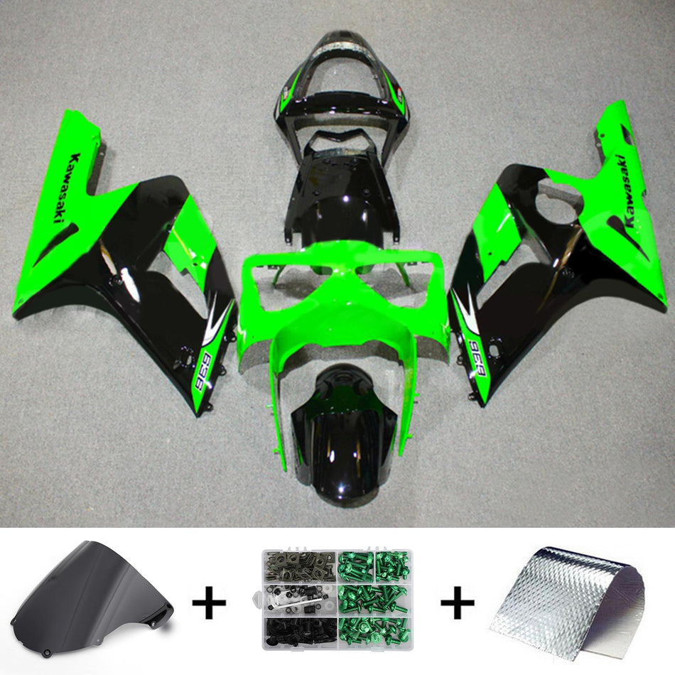 2003-2004 カワサキ ZX6R 636 インジェクションフェアリングキット ボディワーク プラスチック ABS#125