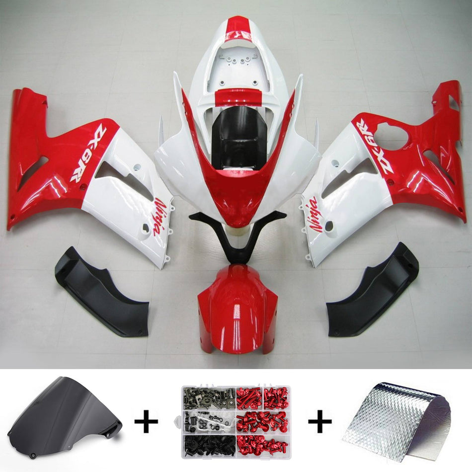 2003-2004 カワサキ ZX6R 636 Amotopart インジェクションフェアリングキット ボディワーク プラスチック ABS #119