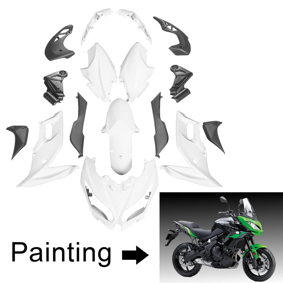 2015-2021 カワサキ ヴェルシス 650 アモトパーツ インジェクションフェアリングキット ボディワーク プラスチック ABS #106