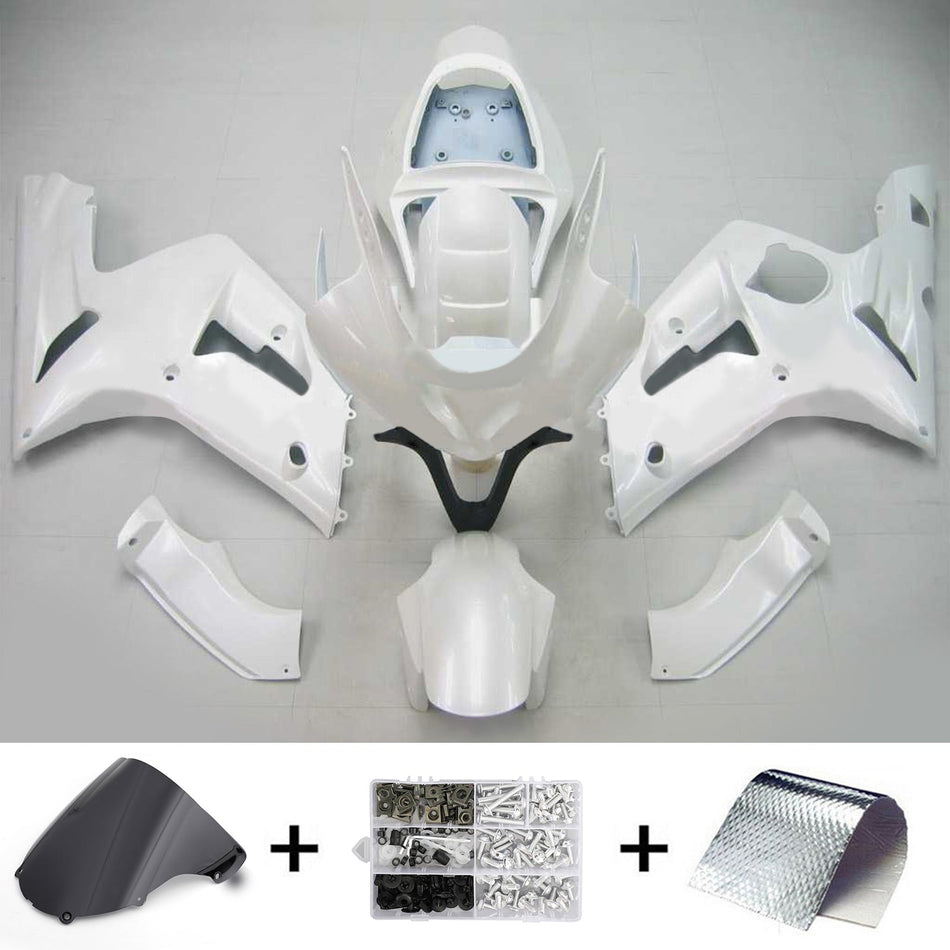 2003-2004 カワサキ ZX6R 636 Amotopart インジェクションフェアリングキット ボディワーク プラスチック ABS #101