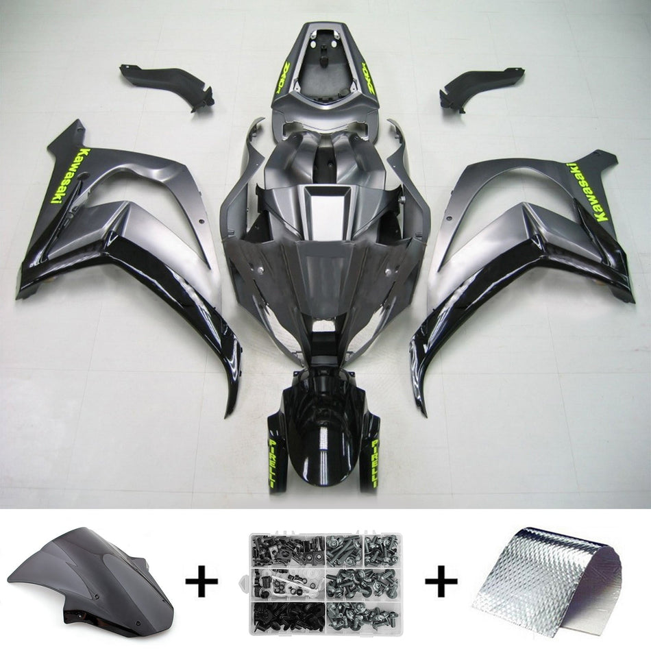 2011-2015 カワサキ ZX10R Amotopart インジェクションフェアリングキット ボディワーク プラスチック ABS #111