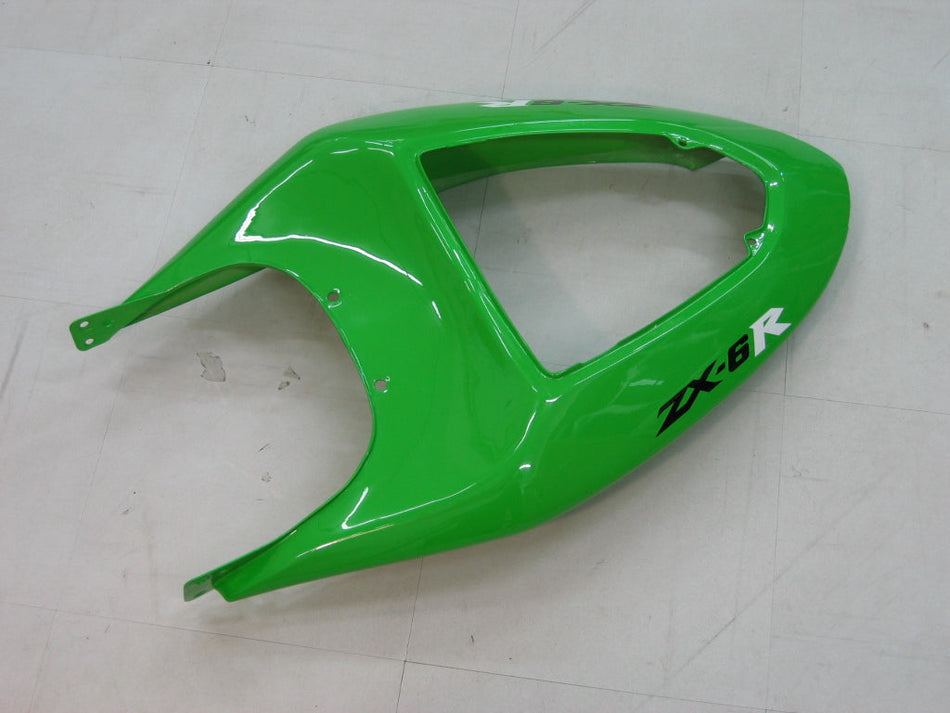 2005-2006 カワサキ ZX6R 636 フェアリング グリーン ブラック Ninja Racing ジェネリック