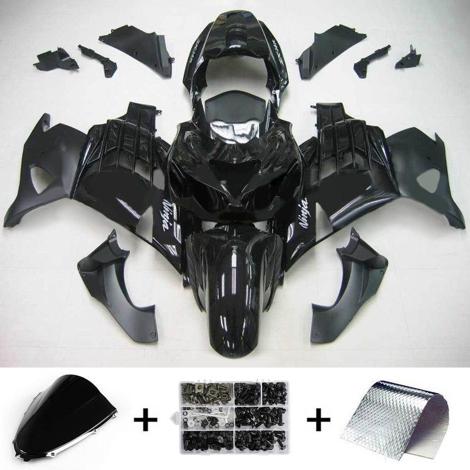 2012-2021 カワサキ ZX14R Amotopart インジェクションフェアリングキット ボディワーク プラスチック ABS #101