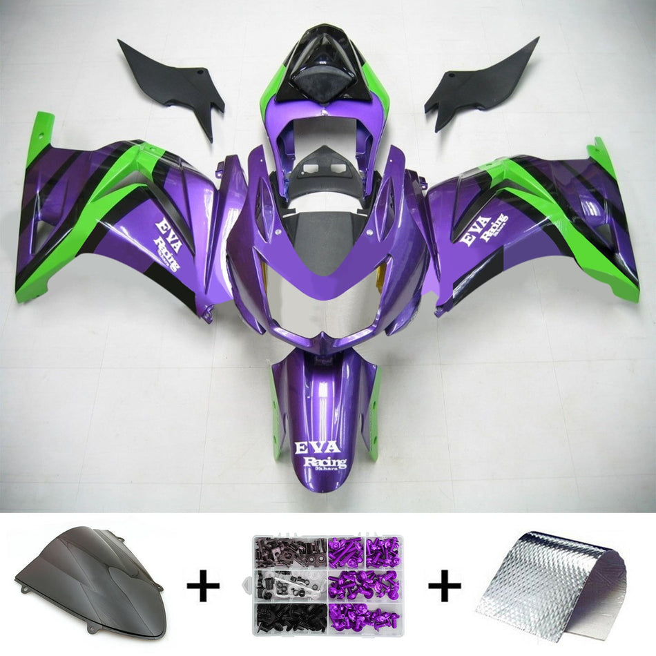 2008-2012 Kawasaki EX250/Ninja250 インジェクションフェアリングキット ボディワーク プラスチック ABS