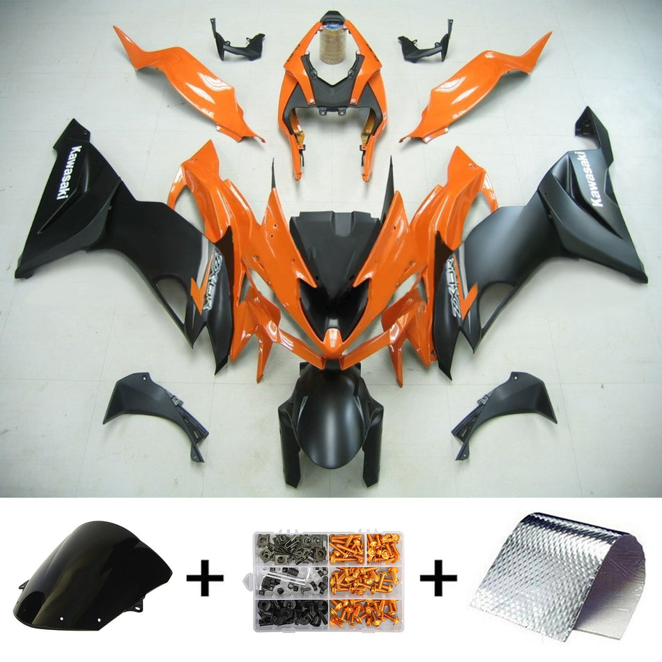 2019-2022 カワサキ ZX6R Amotopart インジェクションフェアリングキット ボディワーク プラスチック ABS #105