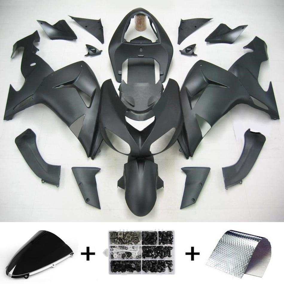 2006-2007 カワサキ ZX10R Amotopart インジェクションフェアリングキット ボディワーク プラスチック ABS #104