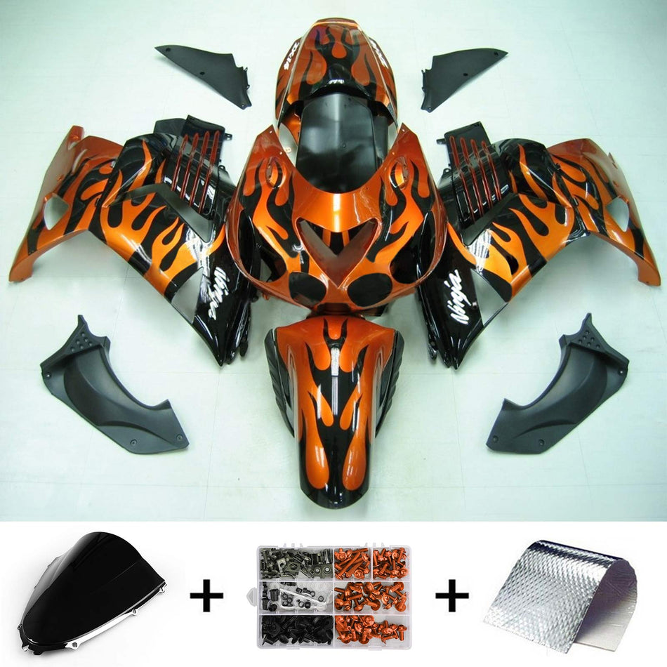 2006-2011 カワサキ ZX14R インジェクションフェアリングキット ボディワーク プラスチック ABS