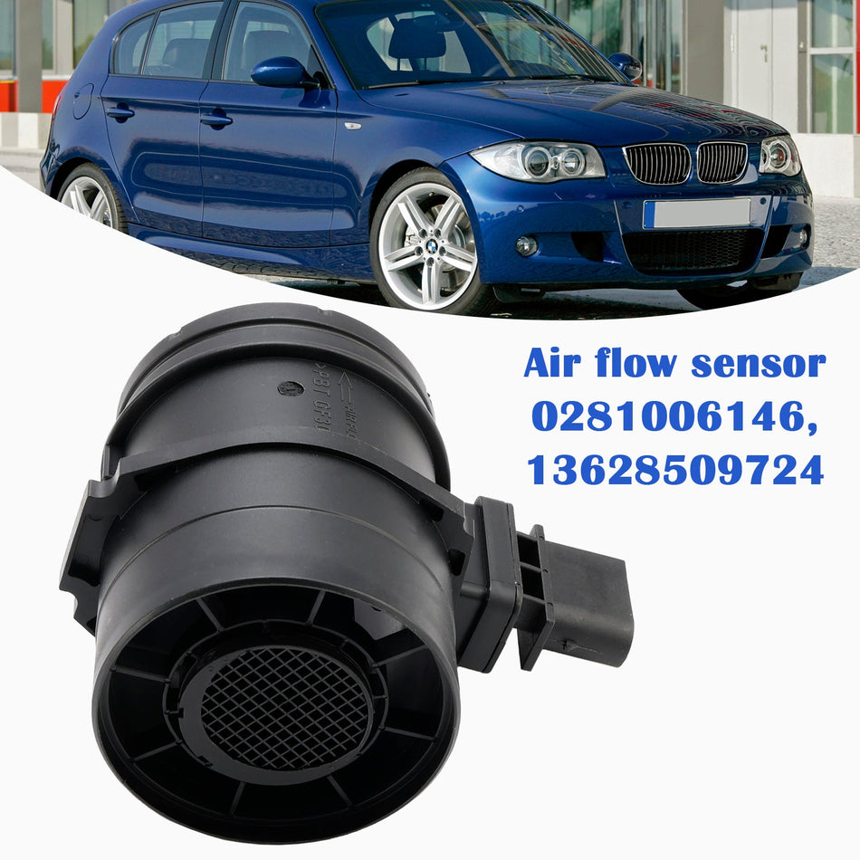 2007-2010 BMW E90 E91 E92 E93 2.0L N47 マスエアフローメーターセンサー 0281006146