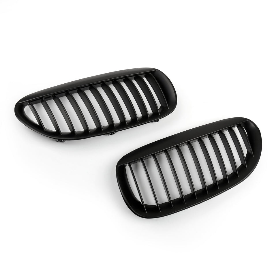 グロス/マットブラック BMW 2004-2010 E63 E64 6シリーズ クーペ コンバーチブル フロントグリル ジェネリック