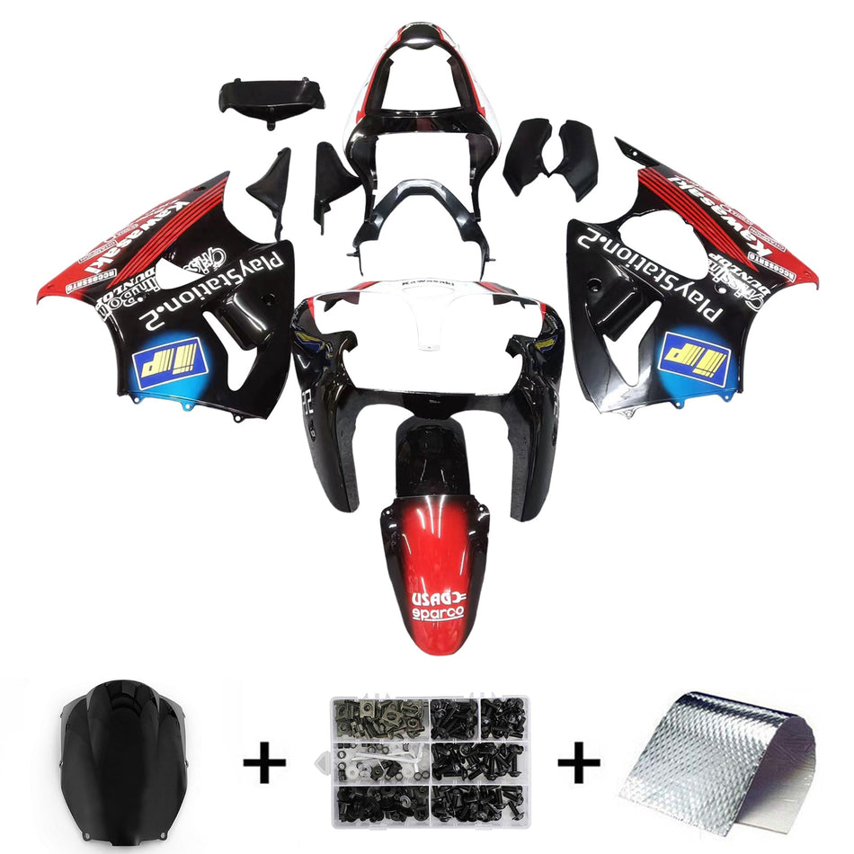 2000-2002 カワサキ ZX6R 636 ZZR600 2005-2008 フェアリングキット