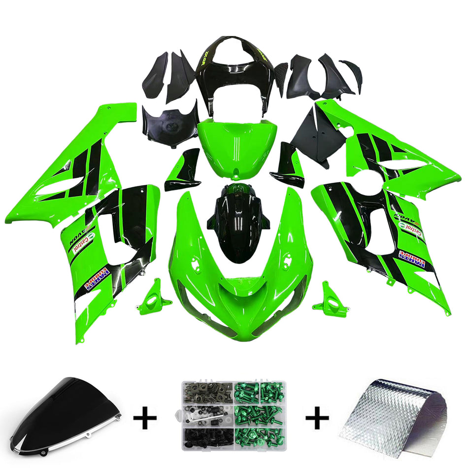 2005-2006 カワサキ ZX6R 636 フェアリングキット ボディワーク プラスチック ABS