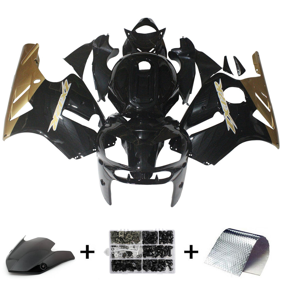 2002-2005 Ninja ZX12R ブルー ブラック ボディワーク フェアリング ABS 射出成形プラスチック セット 2# ジェネリック