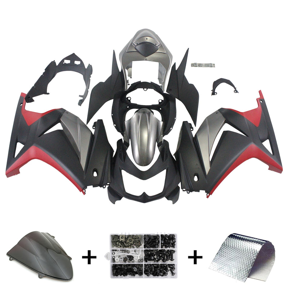 2008-2012 Kawasaki EX250/Ninja250 インジェクションフェアリングキット ボディワーク プラスチック ABS