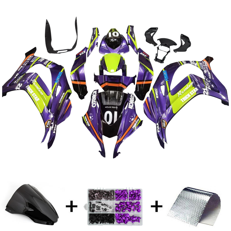 2016-2020 カワサキ ZX10R インジェクションフェアリングキット ボディワーク プラスチック ABS #141
