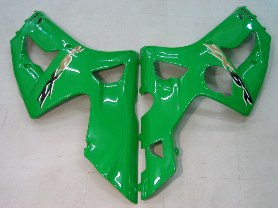 2003-2004 カワサキ ZX6R 636 フェアリング グリーン Ninja Racing ジェネリック