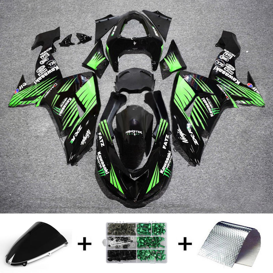 2006-2007 カワサキ ZX10R フェアリングキット ボディワーク プラスチック ABS